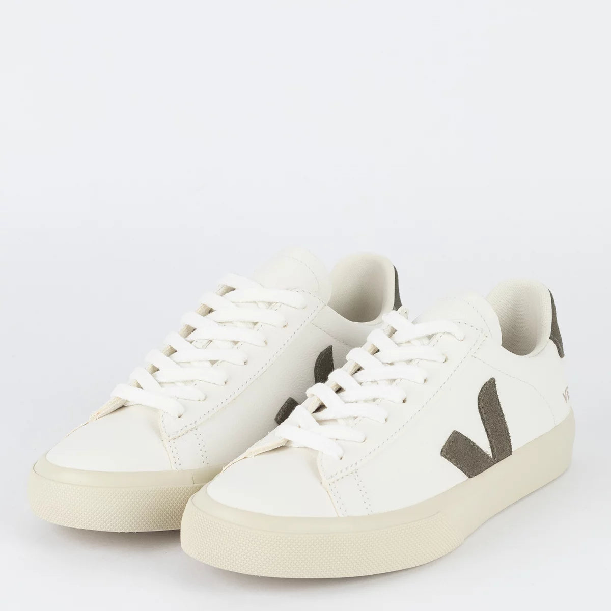 Tênis Veja Campo Chromefree Leather Extra White Kaki